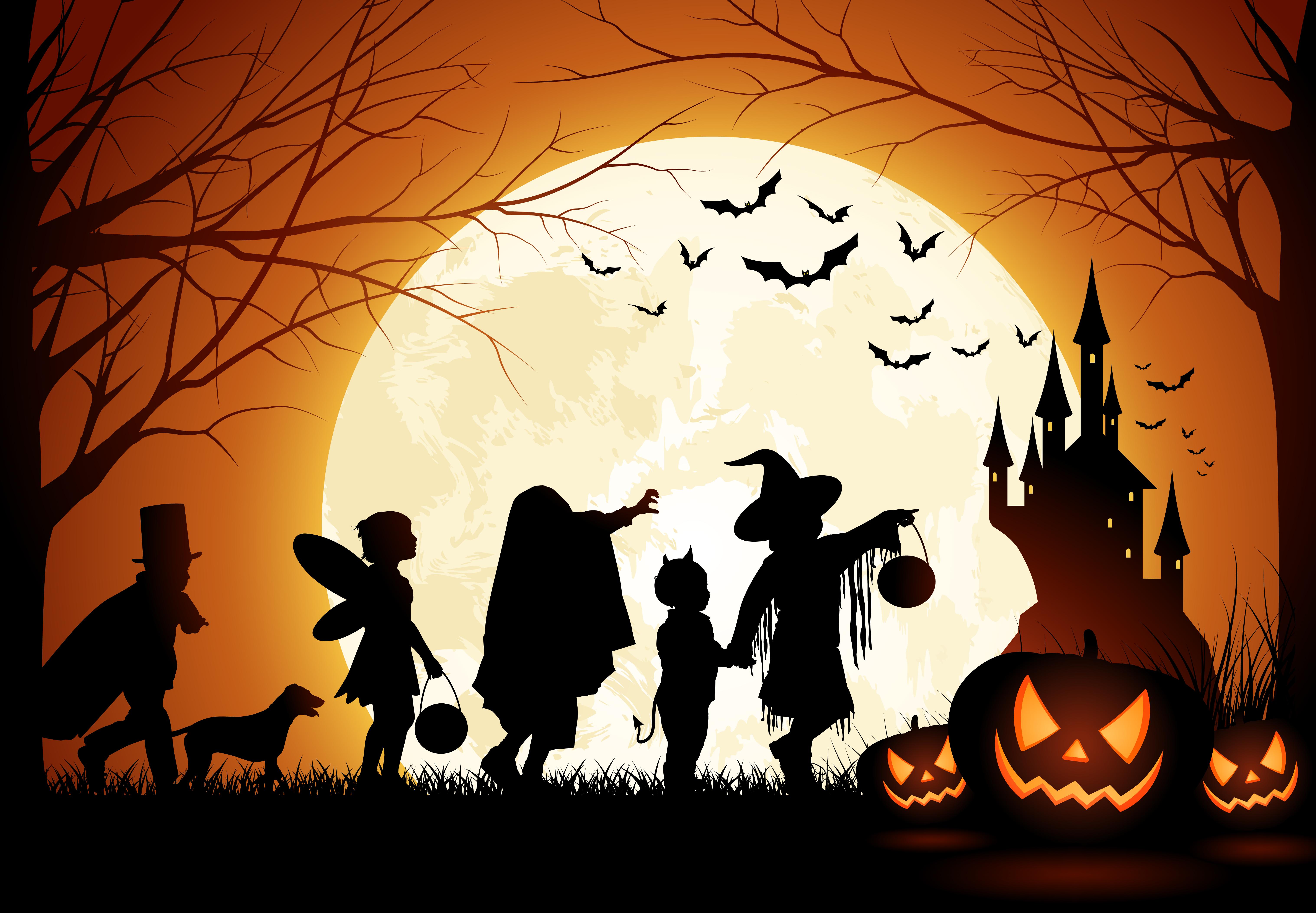 графика хэллоуин graphics Halloween загрузить